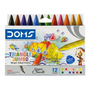 DOMS Tri Jumbo Wax Crayons