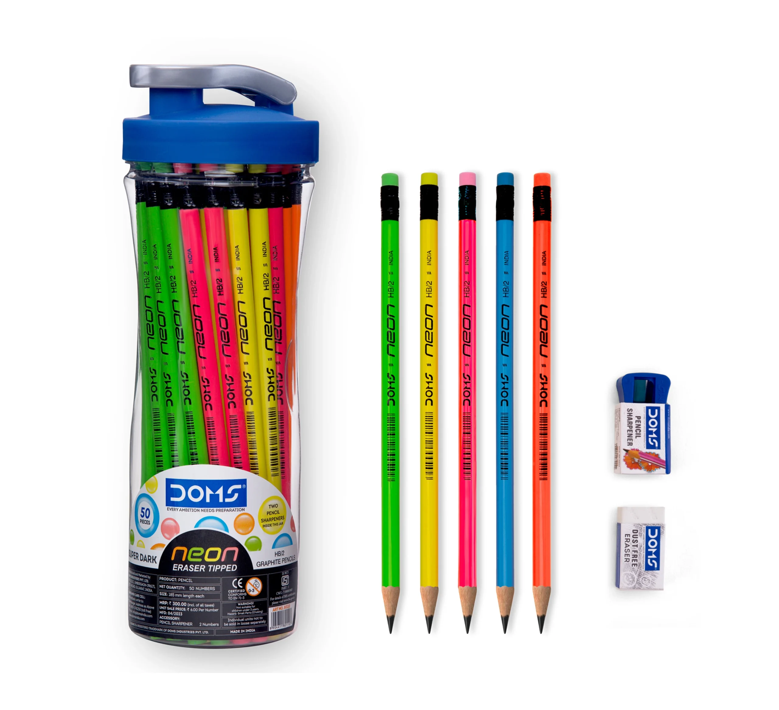 DOMS Neon Pencil - Image 2
